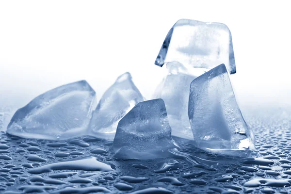 Melting ice cubes Stock Photo