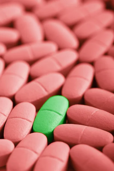 Makro av receptbelagda piller — Stockfoto