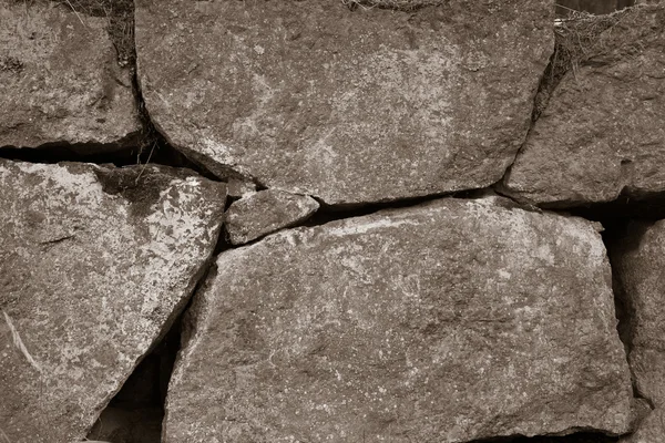 Parede de pedra envelhecida fundo — Fotografia de Stock