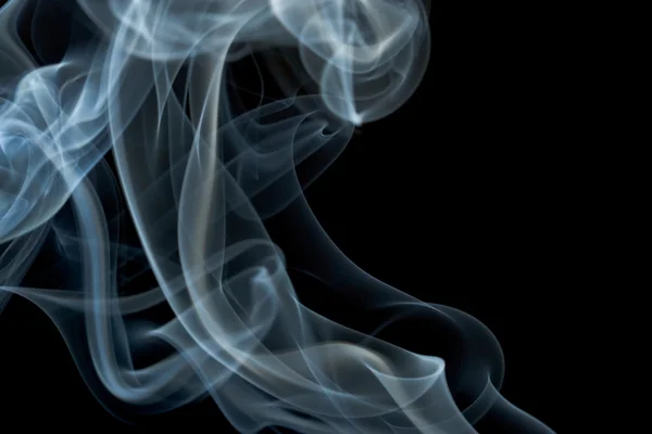 Dym na białym tle — Zdjęcie stockowe