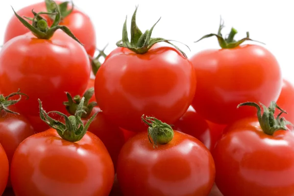 Pico de tomates maduros isolado — Fotografia de Stock