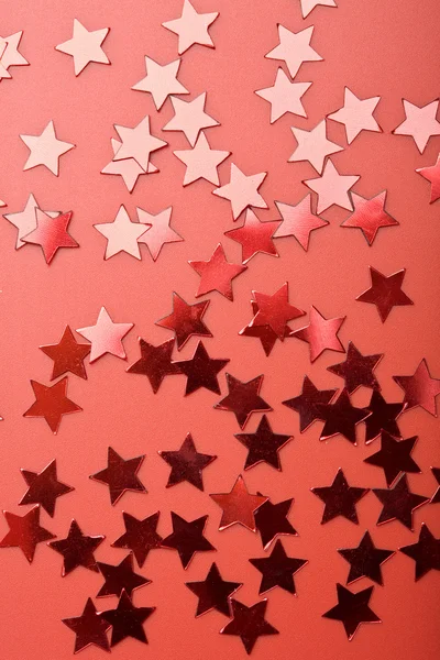 Vacanza sfondo rosso con stelle — Foto Stock