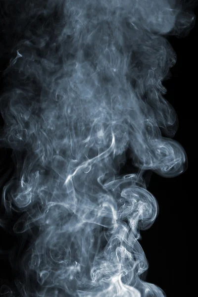 Streszczenie dymu na czarnym tle — Zdjęcie stockowe