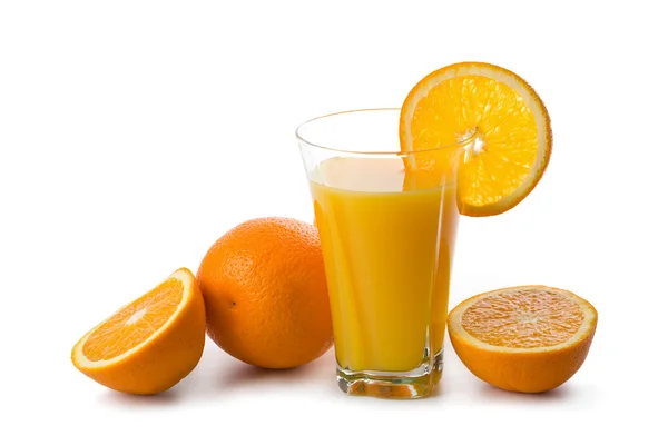 Lasi appelsiinimehua eristetty — kuvapankkivalokuva
