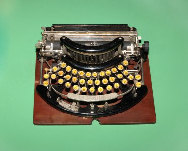 Old typewriter clipart