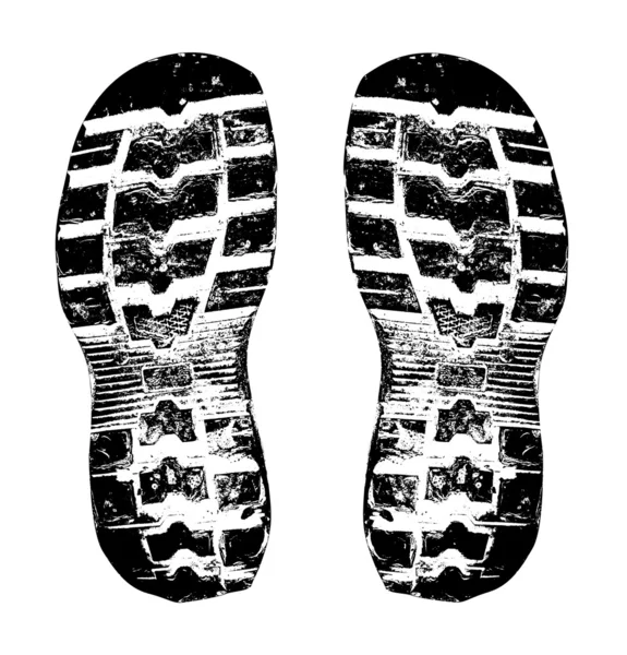 Rastros de una bota — Foto de Stock