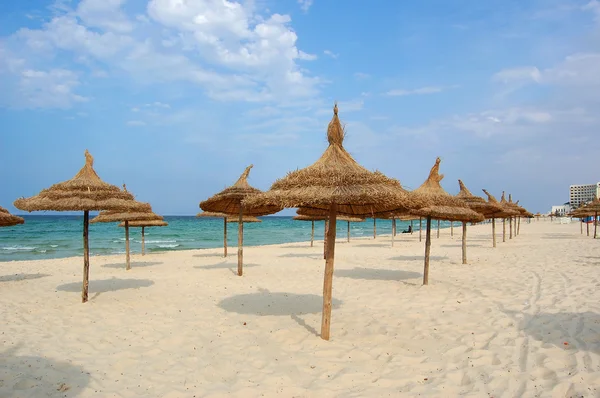 Пляжі в місті Sousse — стокове фото