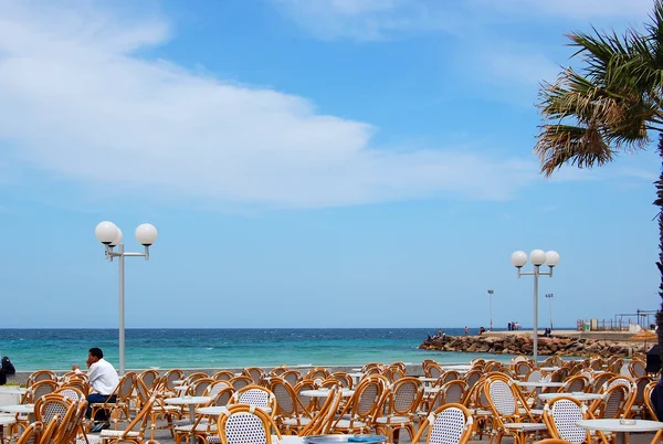 Kawiarnia nasyp Sousse. Tunis, wybrze — Zdjęcie stockowe