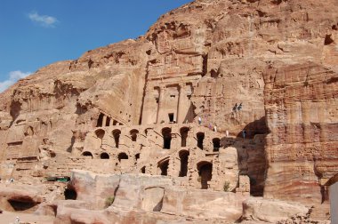 Petra in Jordan clipart