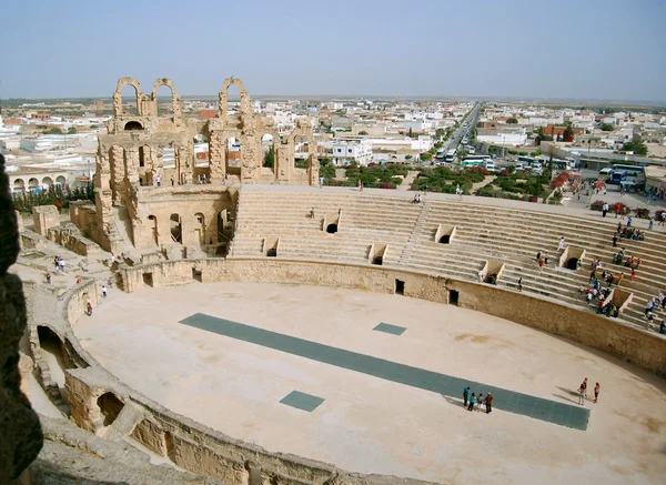 Stock image The coliseum el Jem