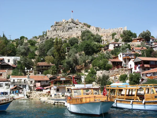 stock image Ancient fortress in Kekova