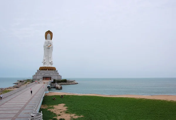 stock image 108 meters nanshan Guanyin statue