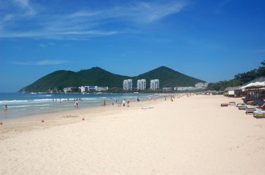 Beach in Dadunhai bay clipart