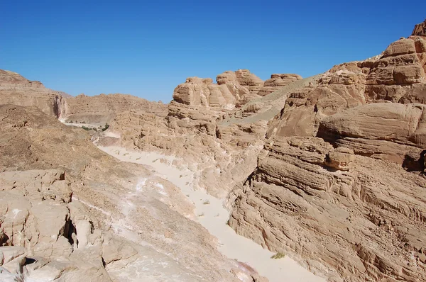 在埃及的彩色峡谷 — 图库照片