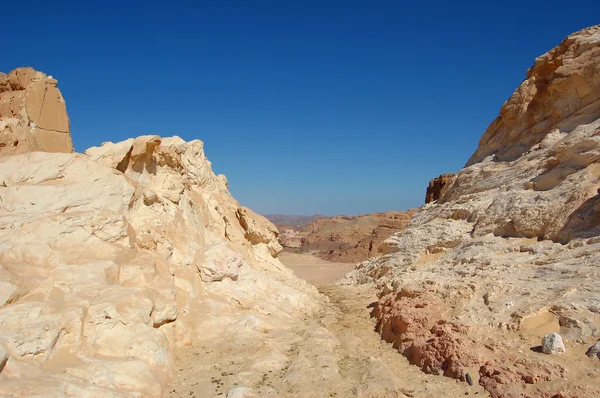 在埃及的彩色峡谷 — 图库照片