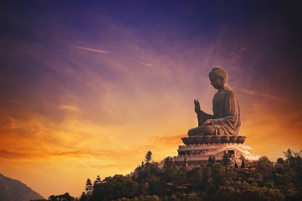 Tian Tan Buddha Hong Kong Lantau Island — Fotografia de Stock