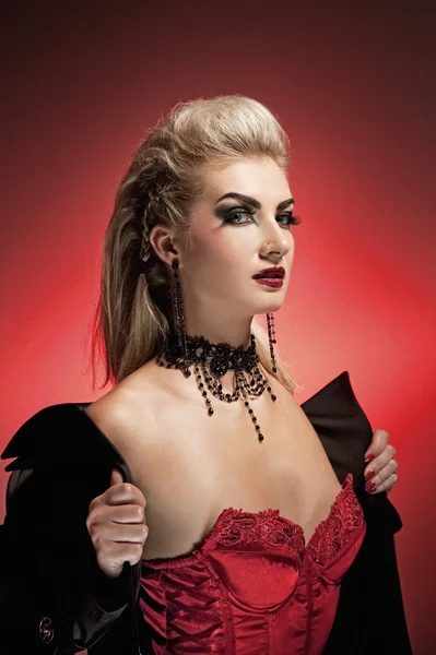 Vampir Kadın — Stok fotoğraf