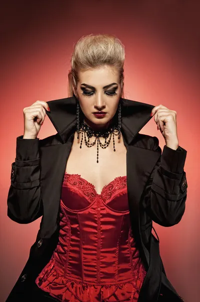 Vampiervrouw — Stockfoto