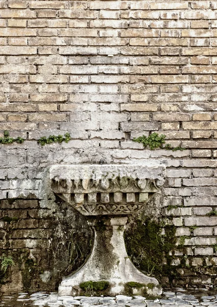 Abstract Brick Wall Texture View — Stock Photo, Image