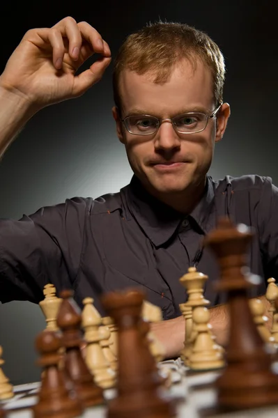 Chess Master Making Smart Move — Stock Photo, Image