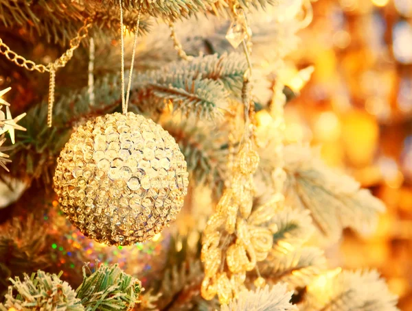Kerst Decoratie Close Uitzicht — Stockfoto