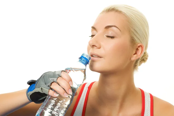 Fitness Trainer Drinkwater — Stockfoto