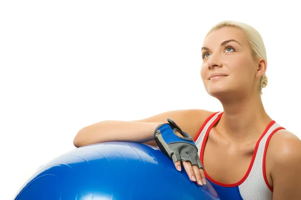Fitness trainer rilassante dopo l'esercizio — Foto Stock