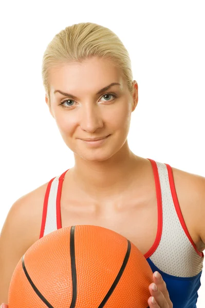 バスケット ボール選手の肖像画 — ストック写真