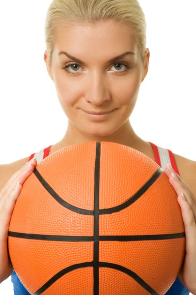 篮球运动员的肖像 — 图库照片