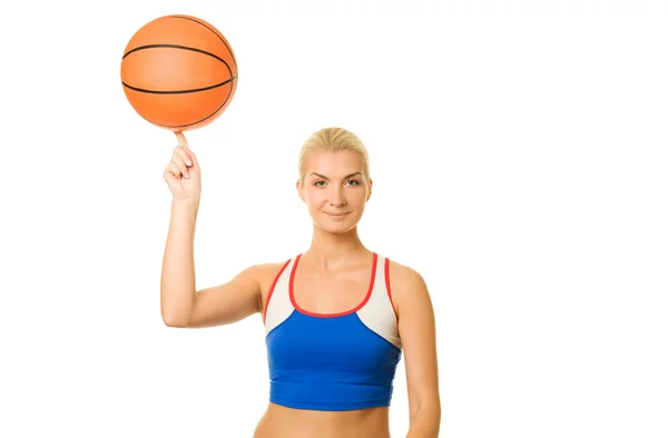 Portret van basketbalspeler — Stockfoto