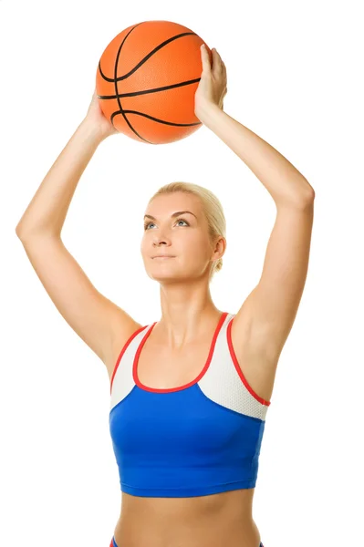 Porträt eines Basketballspielers — Stockfoto