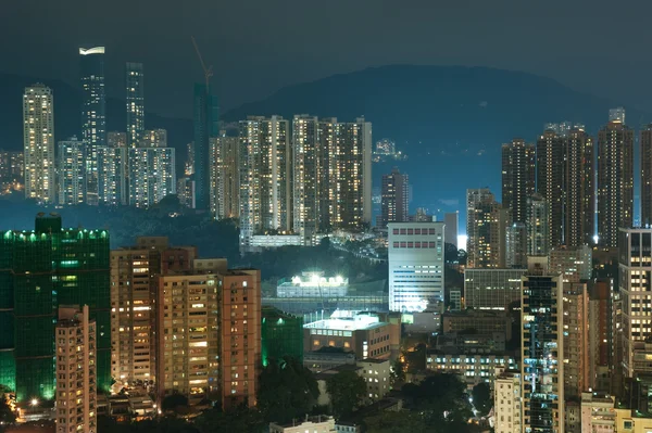 Innenstadt Bei Nacht Schöne Aussicht — Stockfoto