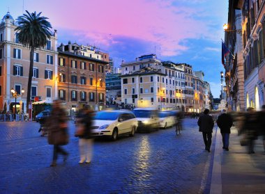 Rome, Italy (Piazza di Spagna) clipart