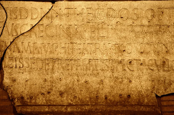 Textura letras romanas — Foto de Stock