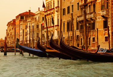 Venice gandolas clipart