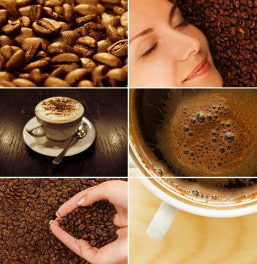 Coffee collage clipart