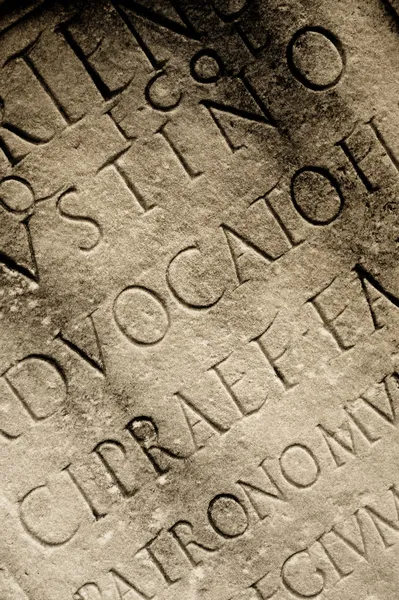 Textur der römischen Buchstaben — Stockfoto