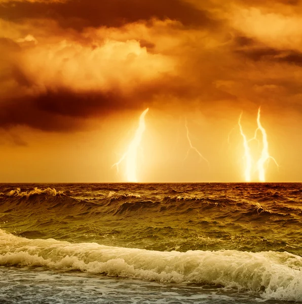 Oceánská bouře — Stock fotografie