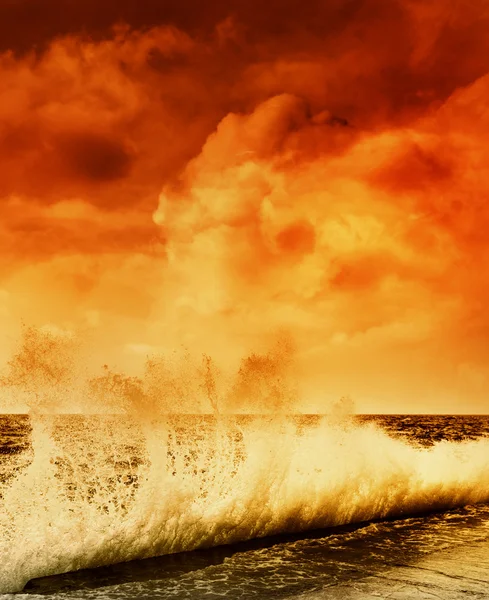 Tormenta oceánica — Foto de Stock