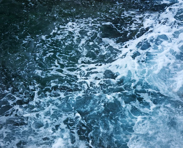 Océan en tempête. Texture de l'eau — Photo