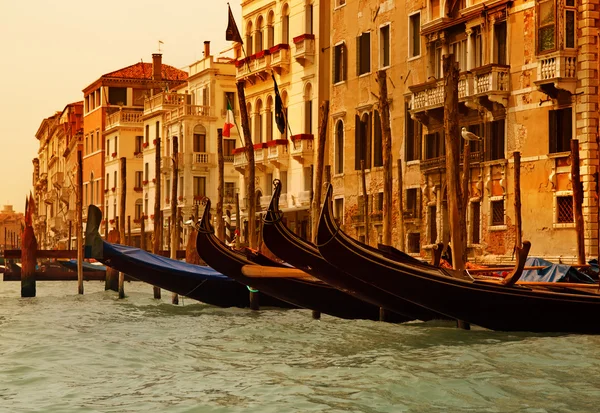 Venice gandolas — Stock Photo, Image