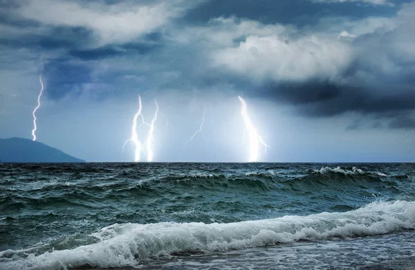 Tempestade oceânica Fotografias De Stock Royalty-Free