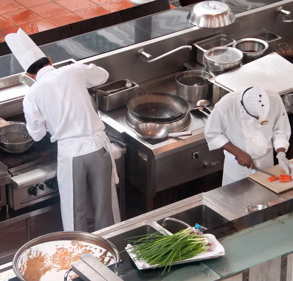Resort chefs in singapore — Stock Photo, Image