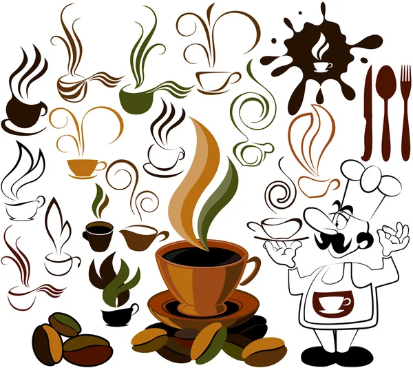 Icono de menú Café — Archivo Imágenes Vectoriales