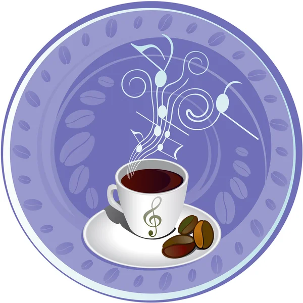 Kahve arka 2 — Stok Vektör