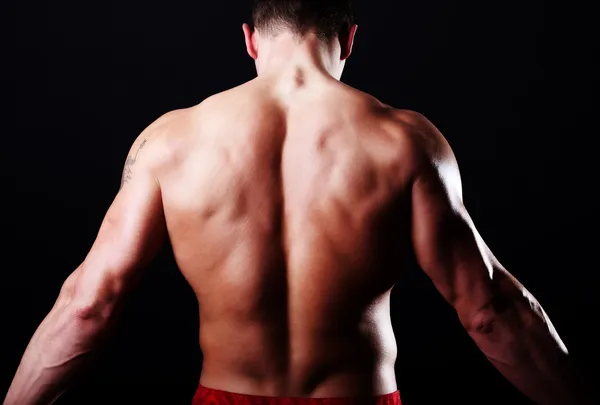 Espalda de deportista atractivo —  Fotos de Stock
