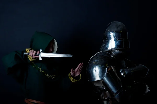 O cavaleiro e assassino — Fotografia de Stock