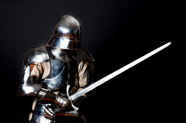 Glistening Knight holding two-handed sword