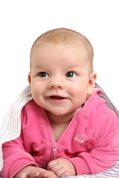 Imádnivaló baba közeli portréja — Stock Fotó
