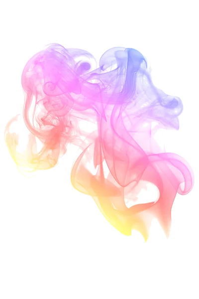 抽象多彩色的烟雾 — 图库照片